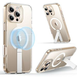 �����Y�X�^���h�����EMagsafe�Ή�ESR iPhone 16 Pro �P�[�X ��p�L�b�N�X�^���h�t���P�[�X �ω��� �ϏՌ� ��Phone16Pro �P�[�X �}�O�l�b�g�P�[�X iphone16 pro �P�[�X �p�x���߉\�t���b�N�X�^�� �A�C�t