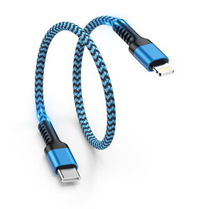 ^CvC iPhone [dP[u 0.3M PD CgjOP[u Z MFiF 25W}[d f[^] TYPE-C to LightningP[u 30cm ϋviC GAEF ACtH [dP[u USB-C[dR[h