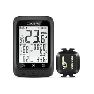 COOSPO BC107 TCNRs[^ GPS TCR CX ]ԃXs[h[^[ Bluetooth5.0&ANT+Ή Xs[h/PCfXZT[t ]/[hoCNp