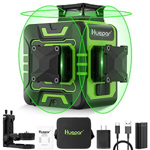 Huepar 3x360° [ U[no O[tC L^Gx[^[}Eg Ή Type-C[d\ obet R03CG