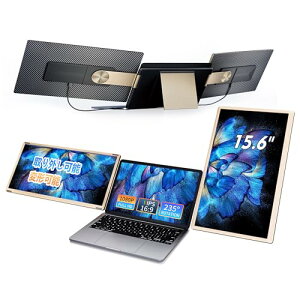 LivElect 15.6C` fAoCj^[ FHD 1080P gvj^[ m[gp\Rj^[ IPStpl O\ȃXN[ oCj^[ 2 Xs[J[t 11ގg