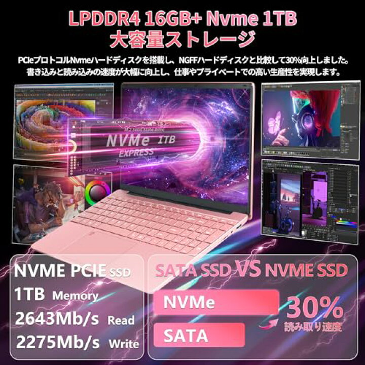 楽天市場】ノートパソコン軽量Win 11搭載MS Office 2019搭載15.6インチ 
