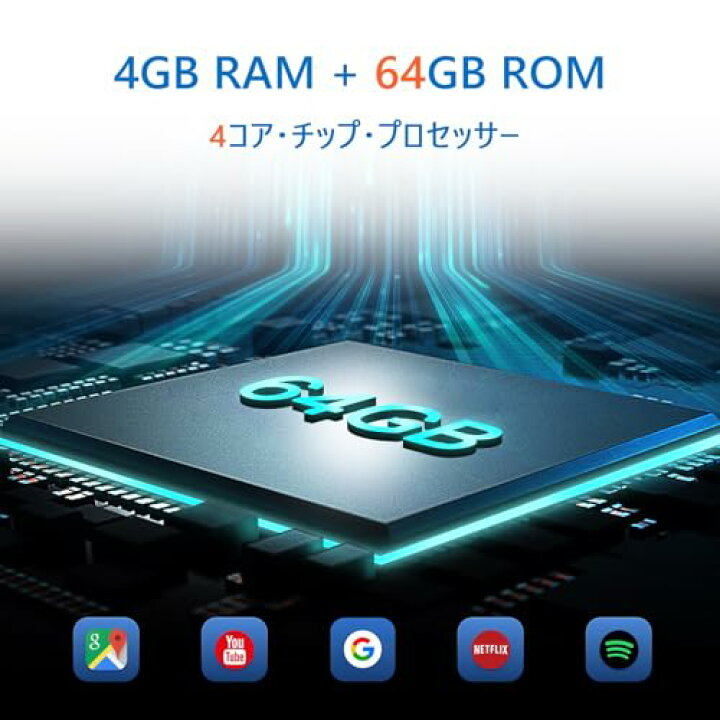 楽天市場】IYING ディスプレイオーディオ 10インチ 2din Android 