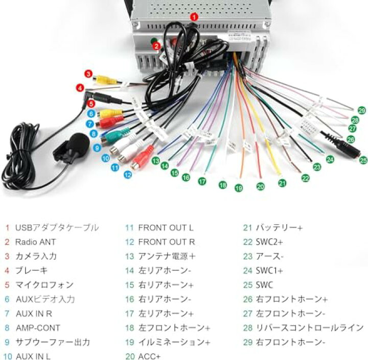 楽天市場】IYING ディスプレイオーディオ 10インチ 2din Android 