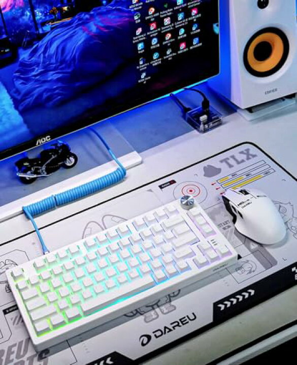 楽天市場】DAREU EK75RT ラピッドトリガー搭載 ゲーミングキーボード 