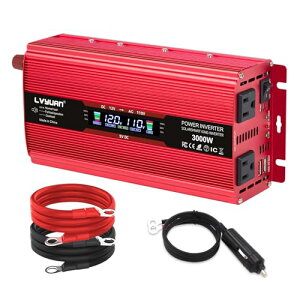 LVYUANiNGjCo[^[ 12V i 1500W ő 3000W DC12VijAC100Vi𗬁jϊ J[Co[^[ ԍڏ[d |[^ud Lv ԒObY X}z[d AEghA d@ 
