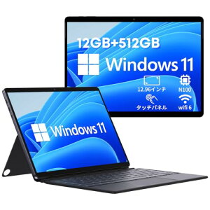 CHUWI 2in1^ubg N100 Hi10 Max 12.96C` Windows11 ^ubgPC 12GB  512GB SSD 2in1m[gp\R3K 2880x1920𑜓x IPS^b`pl ^ubg 500fWebJ / Wi-Fi6 / t@\Type-C