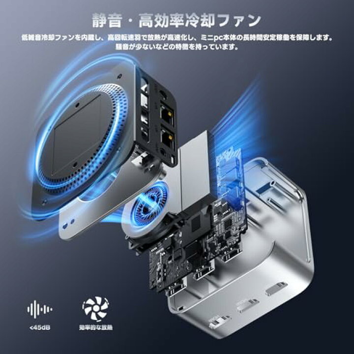 楽天市場】ミニpc n100 mini pc 動作サクサク 最大3.4GHz 小型pc 12GB 