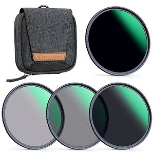 K&F Concept 82mm NDtB^[Zbg ND4+ND8+ND64+ND1000 {AGCwKX HD𑜗 Ⴂ˗ 28wimR[eBO  hLYh~ tB^[obOt[J[cX