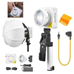 Godox ML100BI nhwh LED BeCg 120WAFx͈ 2800-6500K (AK-B02 nh + ML-CS30 {[Cg\tg{bNX𑕔)A11 ނ FX CgʁACRI?97 TLCI?98A̓dIvV (V