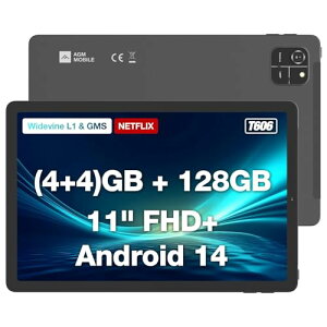 AGM PAD T1 ^^ubg 11C` ŐV Android14 Widevine L1Ή 8(4+4)GB+128GB+1TBg 8RACPU 1920*1200𑜓xFHDfBXvC 7000mAheʃobe[ GPS+GMSF+F+OTGAhCh^ubg 