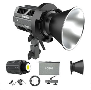 COLBOR CL100X yʃCg Əo110W Fx2700-6500K CRI97+ TLCI97+ fAFx APP 10ޏƖ XvCX\ ÉƖCg Be⏕ Bowens}Eg YouTube/tiktok/^BeCg