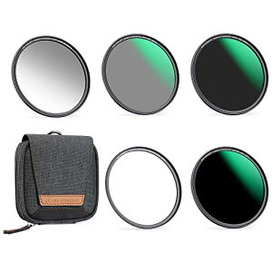 K&F Concept 82mm CA_v^[O+GND8+ND8+ND64+ND1000 5_Zbg NDtB^[ n[tNDtB^[ Cz ֗ tB^[P[Xt 28wimR[eBO FԂ薳 h L