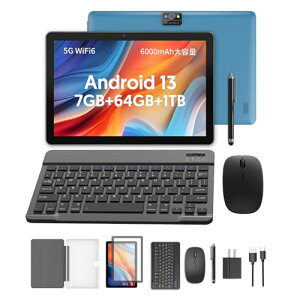 PUTECCH ^ubg 10C` wi-fifAAndroid 13 ^ubg 10C` 7GB+64GB+1TBgA6000mAhobe[A4RACPUA 5G Wi-Fi 6A2+8MP fAJA1280 x 800 FHD IPS