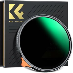 K&F Concept 67mm ND2-ND400&ubN~Xg1/4 YtB^[ NDtB^[ 2in1 ꖇ @\tB^[ 28wimR[eBO hJr hLYh~