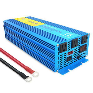 IpowerBingo Co[^[ g 12V 2000W ő 4000W DC 12VijAC100Vi𗬁jϊ 50HZ 60HZ ؑ J[Co[^[ zd ЊQ΍ nk hЗpi  D Lb`J[ LsOJ[ 