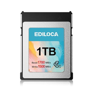 Ediloca EF5 1TB CFexpress Type B RpNgtbV [J[h őǂݏo1700MB/s ő发1500MB/s RAW 4KA8K HD rfI [J[10Nۏ