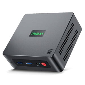 Ce~jPC 2023 ŐVAlder Lake-NV[Y N95(4C/4T,ő3.4GHz) TRIGKEY G4 Mini PC 8GB DDR4 256GB M.2 NVME PCIE SSD 4K@60Hz ^PC | WiFi 5| BT4.0 | USB 3.2 É ^p\R ȓd