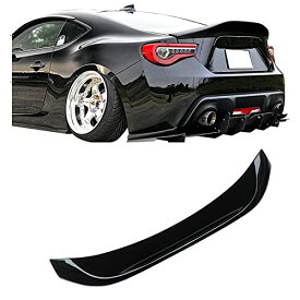 CARIG リアウィング スポイラー スバル BRZ ZC6 / トヨタ 86 ZN6 適合 2012年～2020年 車種専用 リアスポイラー 塗装済み ABS製 外装パーツ エアロパーツ カーアクセサリー 艶あり黒
