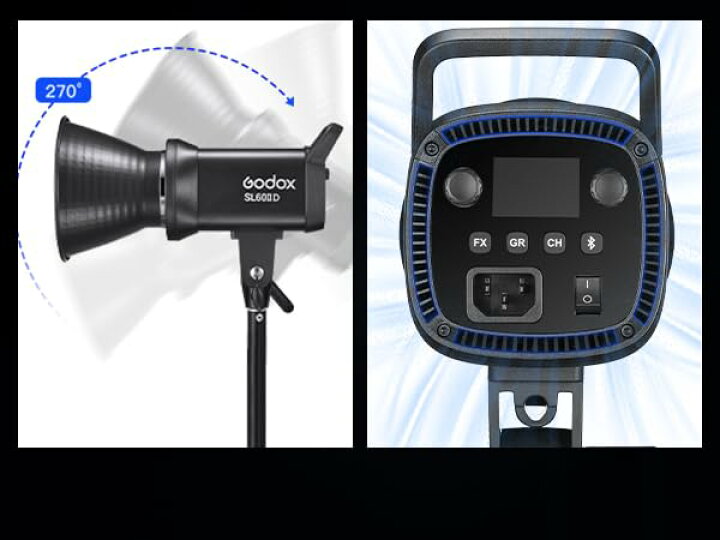 楽天市場】Godox正規代理店Godox SL60iiD 70W 定常光LEDライト セット 