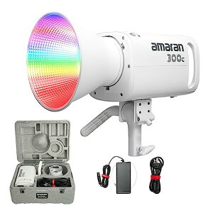 Aputure Amaran 300C tJ[ COB LEDrfICg 300W RGBWW CRI95+ TLCI95+ 2500K-7500KFx G/M APP\ 9FXƖ 26580lux@1m(5600K) Bowens}EgΉ  搧 X^WIfȂǂɓKp (
