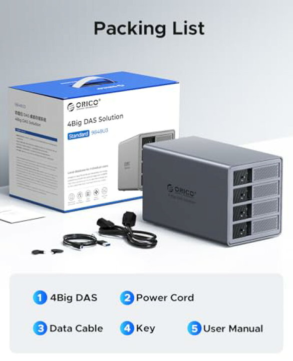 楽天市場】ORICO HDD ケース 4台 アアルミ合金 プッシュプル取り付け