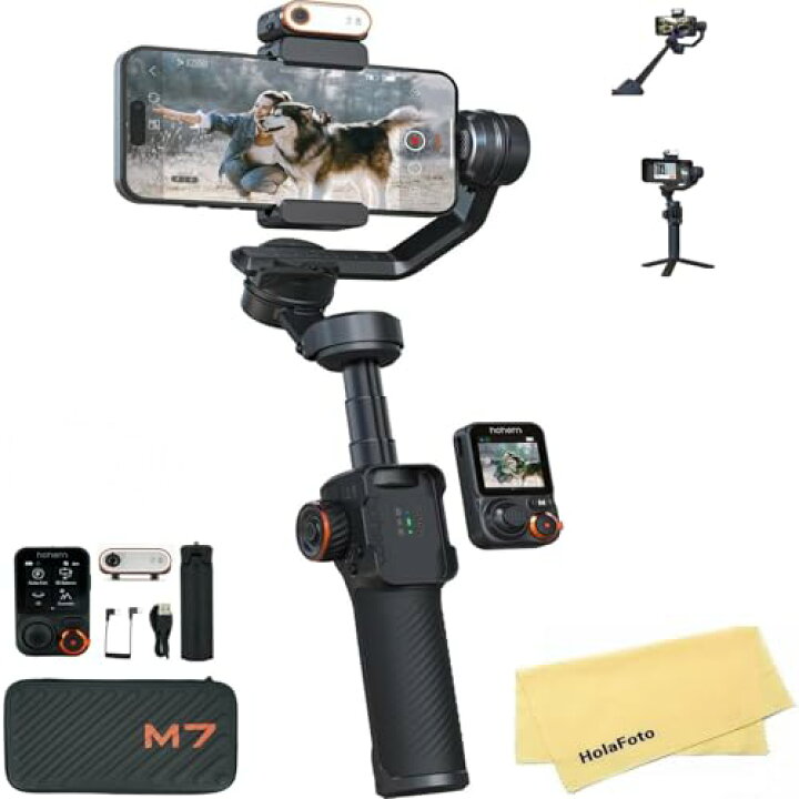 楽天市場】hohem M7 スマートフォン用 AI トラッキング ジンバル 