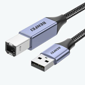 BENFEI USB v^[P[u 2M USB A - USB B P[u HP Canon Brother Dell Epson Lexmark Xeroxp O[