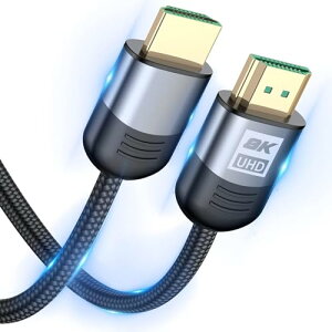 8K HDMI 2.1 P[u 0.5M [PS5Ή HDMI2.1Ki ] 8k@60Hz 4K@120Hz/4K@144Hz 48Gbps 7680x4320 nCXs[h HDMI2.1 Cable  3D HDR Play Station 5 PS4 PS3 Nintendo Switch Apple TVΉ (O[)