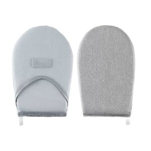 アイロン 当て布 アイロンミトン 耐熱手袋 アイロンミトン スチーム用 アイロン台 ミニサイズスチーム専用 ミニサイズ 携帯用 旅行 出張 家庭用 (グレー)