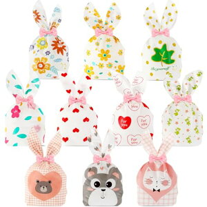 METBOU ラッピング 袋 小 20個 小分け袋 ラッピングタイ付き バレンタイン ラッピング お菓子袋 ギフト袋 プレゼント 袋 小さい バレンタイン 袋 誕生日 雛祭り 卒業祝い