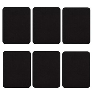 YFFSFDC 補修パッチ アイロン6枚セット長方形9.5cm×12.5cm アイロン接着 貼付パッチ リペア ダウンジャケット コート着 衣類の補修 テント 寝袋 布製 衣類 服の補修に DIY 手芸 自由にカット