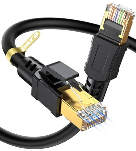 iYavvort LAN�P�[�u�� CAT8 0.5M 1M 2M 3M 5M 7M 10M ���b�V��LAN�P�[�u�� �J�e�S���[8 �R�l�N�^ ������40Gbps/2000MHz CAT8���� �C�[�T�l�b�g�P�[�u�� �ܐ܂�h�~ �V�[���h ���f�� ���[�^ PS3 PS4 Xbox���ɑΉ�