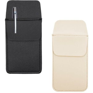 胸ポケット 2 個入り 胸ポケット用ペンケース ペン差し 胸 ポケット PUレザー ペン取り付け用 インク漏れ 汚れ防止 小物整理 シンプル 便利 ペンカバー 医師 看護師 教師用