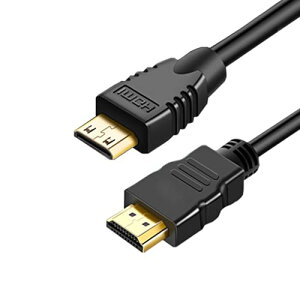 HDMI to Mini HDMIP[u 1M ׏_炩 ~j hdmiIX - HDMIIXϊP[u1080P 3DΉ f[^ o` hdmi to mini hdmi ϊA_v^[