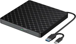 CD DVDhCu Ot USB3.0&Type-CpP[u ubN OtDVDhCu CD DVDR CD/DVD-RvC[ P[u Window/Linux/Mac OSΉ ǂݏo& G[Z ZYLFN