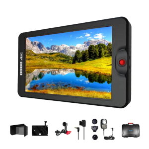 OSEE G7 �J�������j�^�[ �r�f�I���j�^�[ 7�C���`3000nits �����P�x HDR / 3D LUT�B�e���j�^�[ 1920x1200 �t�� 3G SDI 4K HDMI�M�� ����/�o�� �A�[���ˑ� Dtap �P�[�u�� �d���A�_�v�^�[ V �}�E���g �o�b�e���[ 