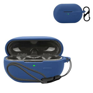 For SoundPeats CC �p �P�[�X �J�o�[ NOUKAJU ���C�����X �C���[�z�� �V���R�� �ی�P�[�X �i�J���r�i�t��+�X�g���b�v�t�� �j �����h�~ �L�Y�h�~ �ϏՌ� �����[�d�\ �h�� �h�o (�u���[)