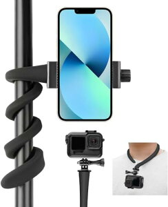 Taisioner �t���L�V�u���A�[�� gopro�p�}�E���g �A�N�Z�T���[ �X�}�z�z���_�[�N �A�N�V�����J�����g�їp �Ȃ���_�炩�����B��_ �܂肽���� 360�x��] ���R���� iPhone Gopro hero10/9/8/7/6/5/4 DJI insta36