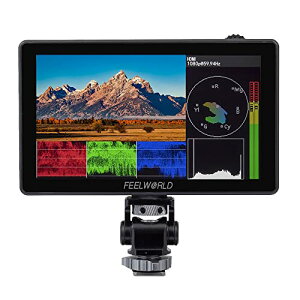 FEELWORLD LUT5 5.5�C���`HDR/3D LUT�J�������j�^�[1920x1080�^�b�`�X�N���[��3000nit���P�x4K30Hz HDMI���o�́iF970�O�t�������L�b�g�t���j