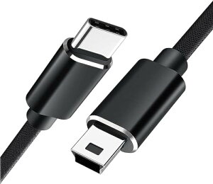 �~�jUSB�P�[�u�� C-miniB�[�q �^�C�vC�I�X - miniB�I�X USB2.0�P�[�u�� �f�[�^�]���Ə[�d���� �f�W�J�� �|�[�^�u��HDD MP3/MP4 GPS�ȂǂɓK�p