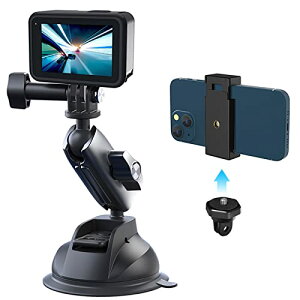 TELESIN �z�Ճ}�E���g �ԍڃ}�E���g Gopro DJI Insta360�p�A�N�V�����J�����p �X�}�z�z���_�[�t�� 360�x��] �A���~������ �S�[�v�� Gopro Hero 13 12 11 10 9 8 7 Insta360 X5 One X2 DJI Osmo Pocket 3 Action 5 Pro 4/3 IPhon