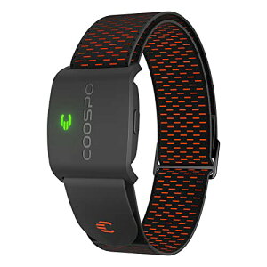 COOSPO HW9 �S���v �A�[���o���h ���w�� �S���Z���T�[ ANT+&Bluetooth5.0 �n�[�g���[�g�Z���T�[ �S�������� �S���]�[�����C�g IP67�h�� ���[�h�o�C�N�p Strava/Zwift�A�v���Ή� ���{��������t��