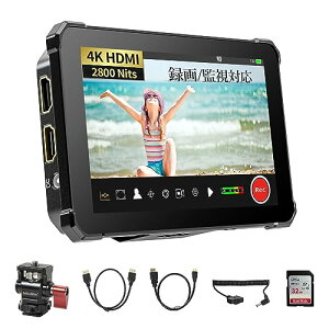�B�e/�^��@�\��� Desview V5 �J�������j�^�[ 5.5�C���` �A���~�j�E�������� 2800nit���P�x �t���^�b�`�p�l�� 178°�L���� DCI-P3 95%�F��L�����u���[�V���� ���ڌy�� 1920×1080�𑜓x 4K HDMI�M������