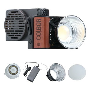 COLBOR W60 60WCOB LED �B�e���C�g 2700-6500K �A�v������\ �֗��� �C���^�r���[/�L��/VLOG/YOUTUBE����Ɩ��ɑΉ� (W60)