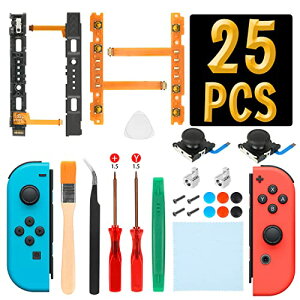 L'QECTED�� switch �R���g���[���[ �C���L�b�g NS Joy-con��p �X�C�b�` �W���C�R���C���p�[�c(�W���C�R�� �C�� sl sr+�R���g���[�� �E�^�� �Z���T�[2��+�X�C�b�` �X���C�h���[��2��+�o�b�N�����b�N2
