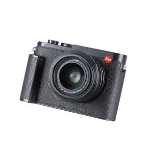 SIUTATDSH �J�����n�[�t�P�[�X Leica Q2�p�A�r���e�[�W���^���{�v�J�����ی�P�[�X �X�^�C���b�V�� �|�[�^�u�� �ϏՌ� (�u���b�N)
