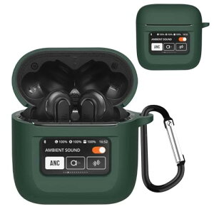KANOYO For JBL TOUR PRO 3 �P�[�X �V���R�[�� �C���z���S�ʕی�J�o�[ �S�ʕی�J�o�[ �J���r�i�t�� TOUR PRO 3 �Ή� �ϏՌ� �L�Y�h�~ �h�� �h�o �����[�d�\ [�O���[��]