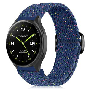 [MokaZii] 22mm �����o���h Xiaomi Watch S4 / S4 Sport/Redmi 5 Active / 5 Lite / 3 Active �Ή� �ґg�����x���g �i�C������ �o���h�e�͐� �R���p�`�u�� Xiaomi Watch 2 / S3 / 2 Pro / S2 (�X�^�[���C�g�u���[)