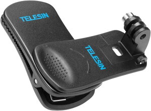 TELESIN 360°��]�� �N���b�v �}�E���g �o�b�N�p�b�N�V�����_�[�X�g���b�v�N���b�v�}�E���g �A�N�V�����J�����p Max Hero 13 12 11 10 9 8 7 6 5 DJI Osmo Action 3 4 5 PRO 6 Insta360 One R One X5 X4 X3 Go 2 GO 3�ƌ݊�